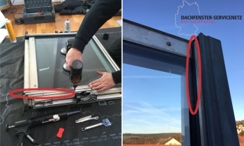 50 Meter-Rolle - Roto Glasauflagedichtung AUßEN für Kunststoff Dachfenster