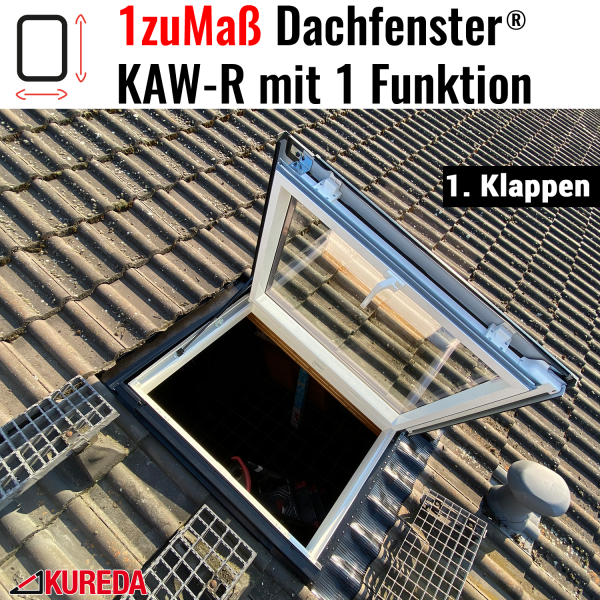 1zuMaß Dachfenster® mit Dachausstiegsfunktion