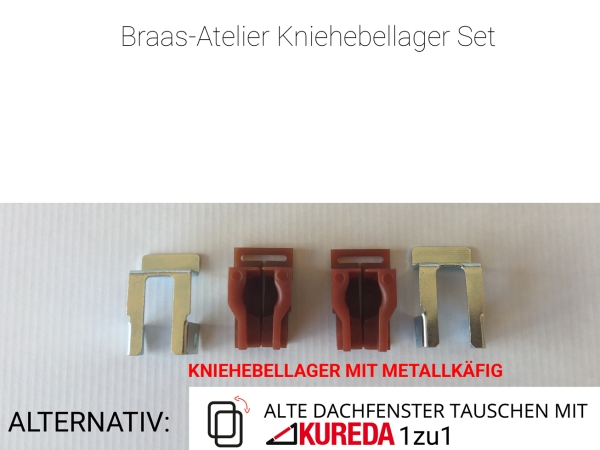 Braas-Atelier Kniehebellager Set / NEUE GENERATION