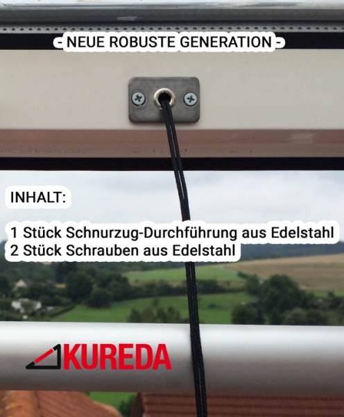 Edelstahl Schnurzug-Durchführung für KN-S