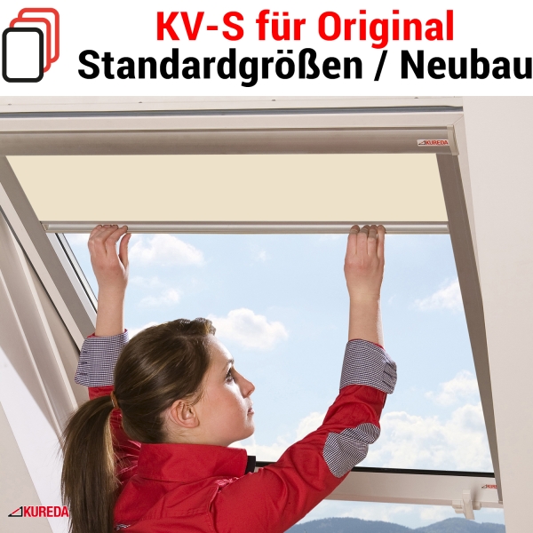 Verdunkelungsrollo für Standardgrößen / Neubau (KV-S)