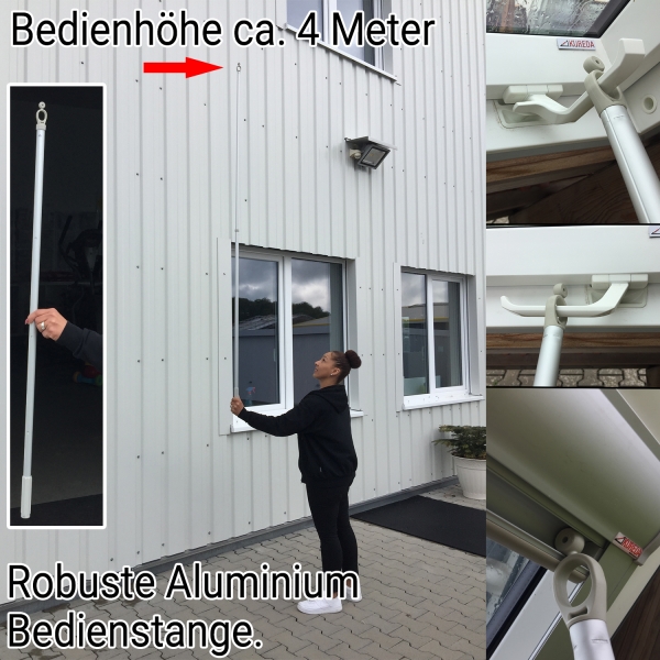Bedienstange für Dachfenster und Sonnenschutz