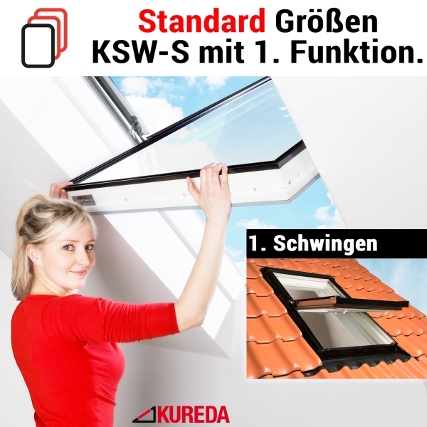 Schwingdachfenster in Standard Größen