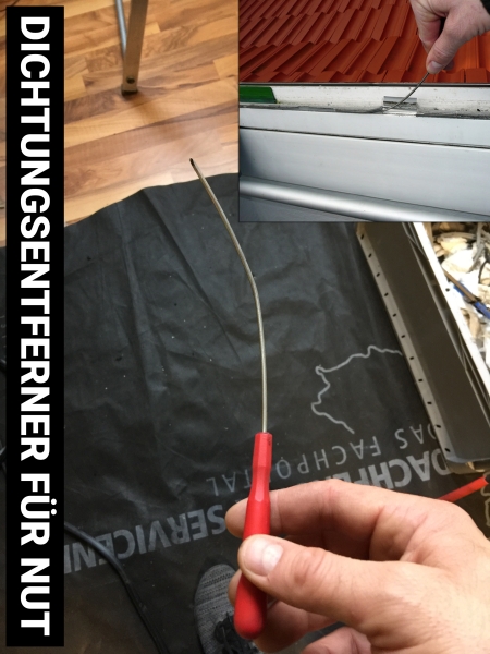 Braas-Atelier Dachfenster Dichtungsentferner Werkzeug