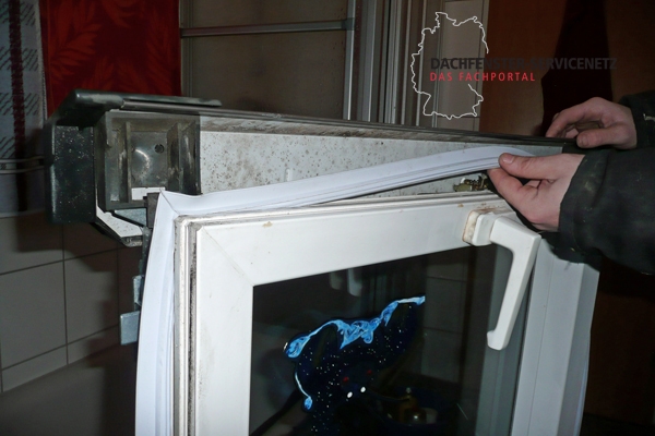 Roto Flügeldichtungs-Set 6..er (Schwingfenster) für Kunststoff und Holz Dachfenster