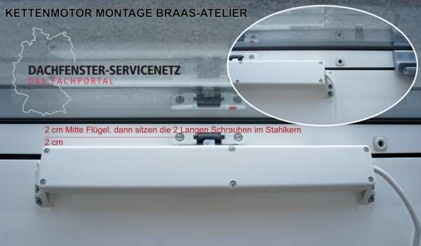 Dachfenster Kettenmotor 230 Volt - Universal